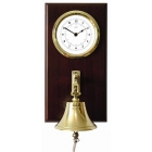 Fischer Clock with Bell (380 x 200mm) (Mahogany)
